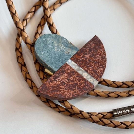  ALISON JEAN COLE 목걸이/팬던트 Alison Jean Cole 트리플 스톤 볼로 타이 목걸이 - OTHER BRANDS