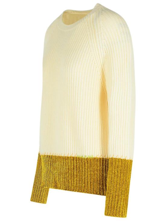  마르니 스웨터 아이보리 버진 울  베이지 - MARNI