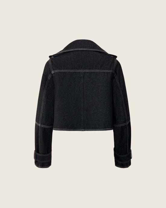  Leigh NY 트렌치 코트 리 니 케일라 크롭 트렌치 - OTHER BRANDS