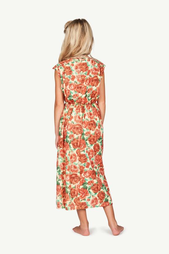  [키즈] 더 애니멀스 옵저버토리 원피스 어린이 동물 관측소 담비 드레스 장미 프린트 - THE ANIMALS OBSERVATORY