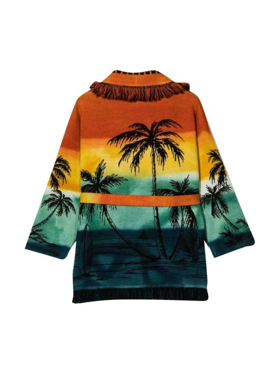  [키즈] 알라누이 풀오버 키즈 가디건 멀티컬러/브라운 - ALANUI