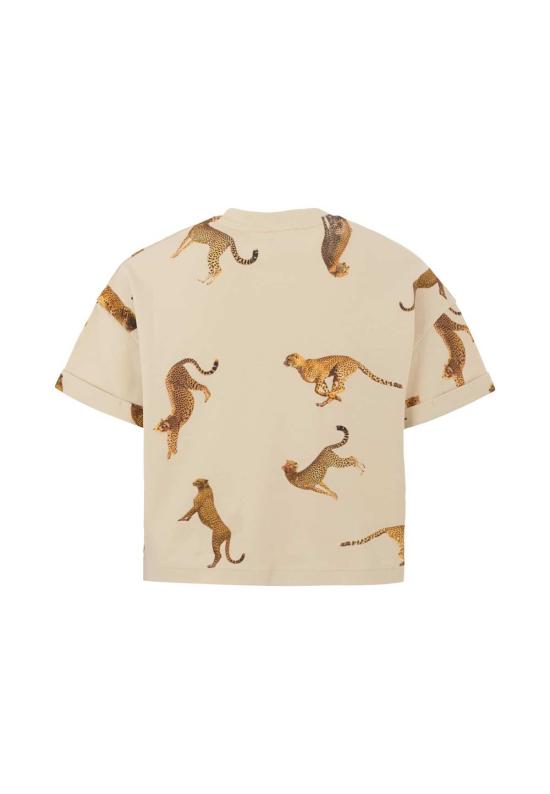  [키즈] 지방시 티셔츠 키즈 크롭 티셔츠 아이보리 - GIVENCHY