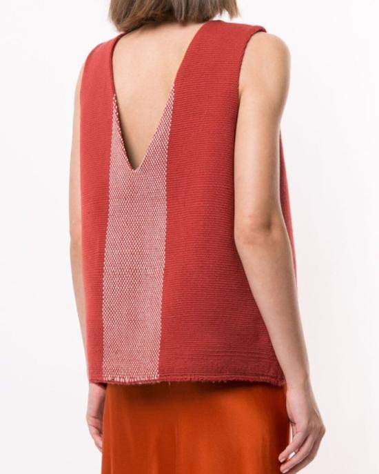  보즈 민소매 티셔츠 Voz Apparel Estrella V 백 탑 - VOZ