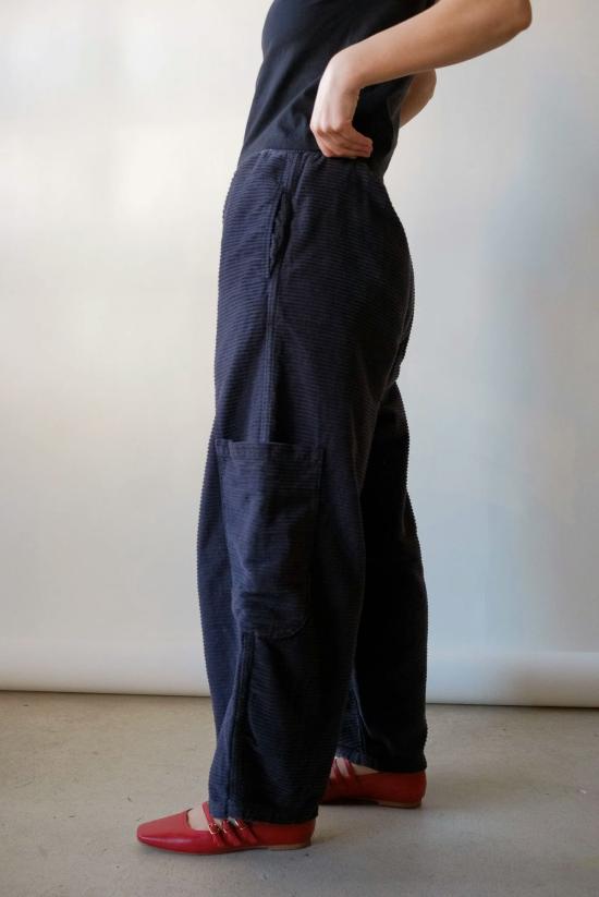  밀스 크롭 팬츠 식사 셰프 팬츠 검은깨 - MEALS