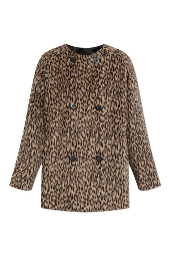  엠포리오 아르마니 코트 애니멀 모티브 숏