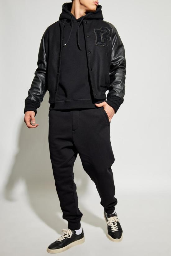  디스퀘어드2 봄버 자켓 Dsquared2 봄버 재킷 블랙 - DSQUARED2