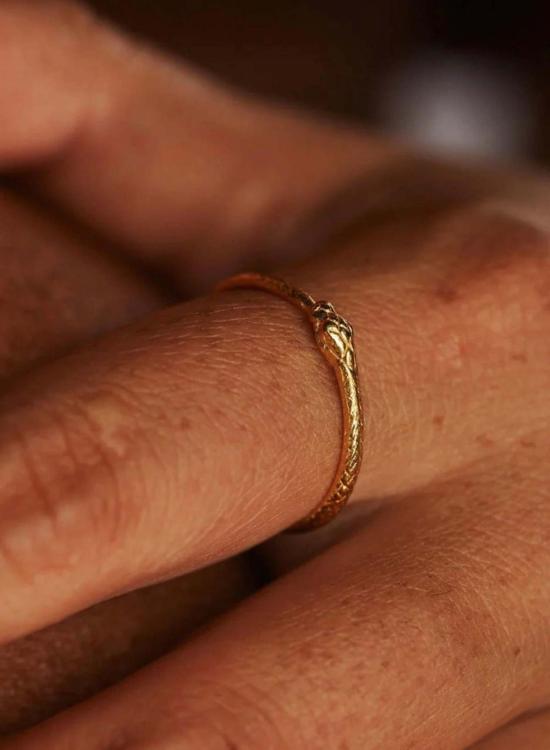  카리나 하디 반지 Lp 오로보로 링 - CARINA HARDY