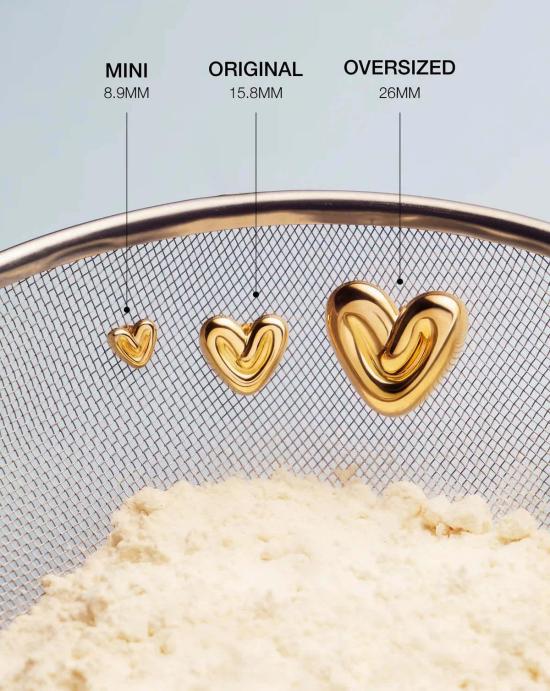  Missoma 이어링 미소마 퍼피 하트 스터드 귀걸이 - OTHER BRANDS