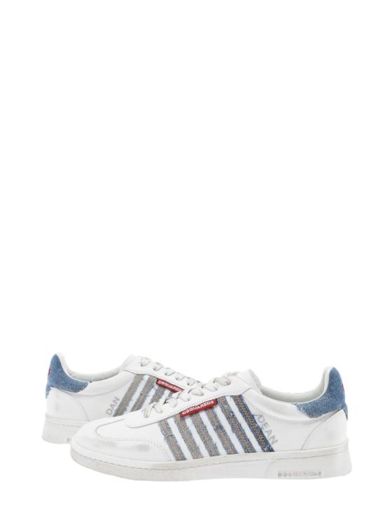  디스퀘어드2 스니커즈 Dsquared2 복서  비앙코데님 - DSQUARED2