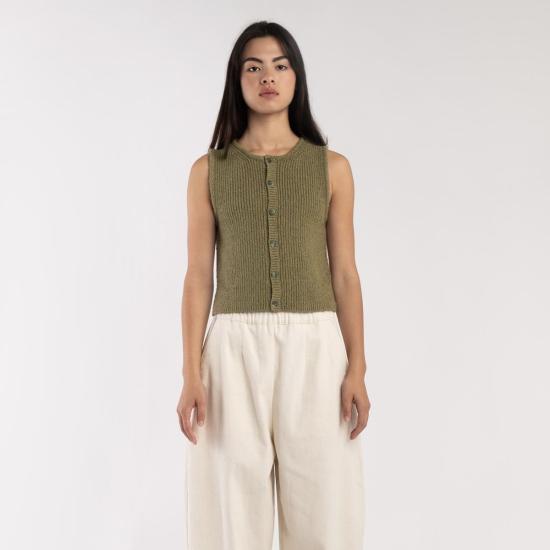  미셀라 그렉 베스트 미카엘라 그렉 부클 립  크림/클라우드/아이비 - MICAELA GREG