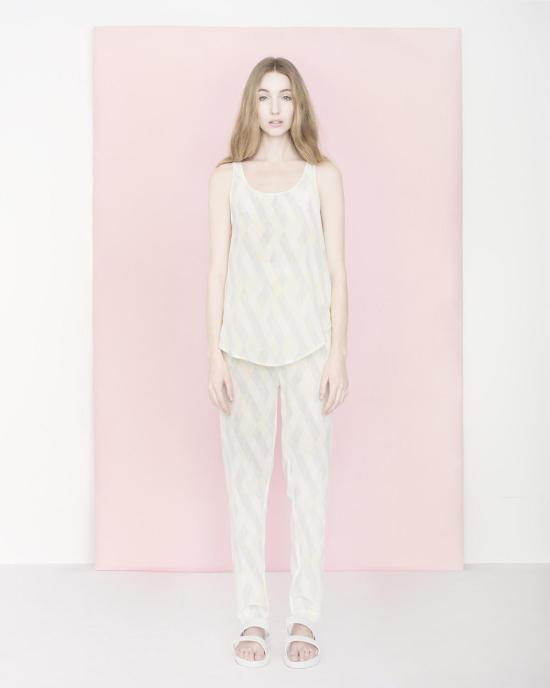  스티네 고야 블라우스 스틴 고야 차임 탑 할리퀸 프린트 - STINE GOYA