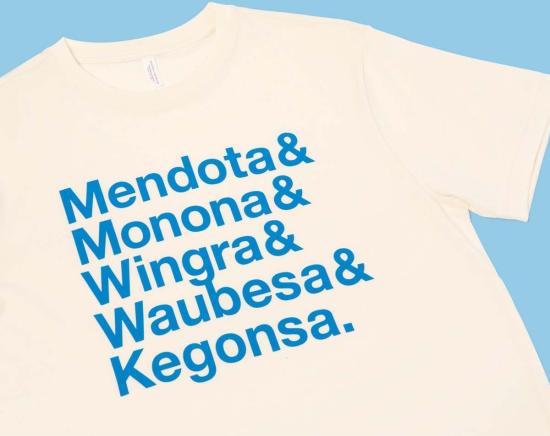  LATLONG.SHOP 반팔 티셔츠 Latlong.Shop Five Lakes Ss Tee Natural - LATLONG.SHOP