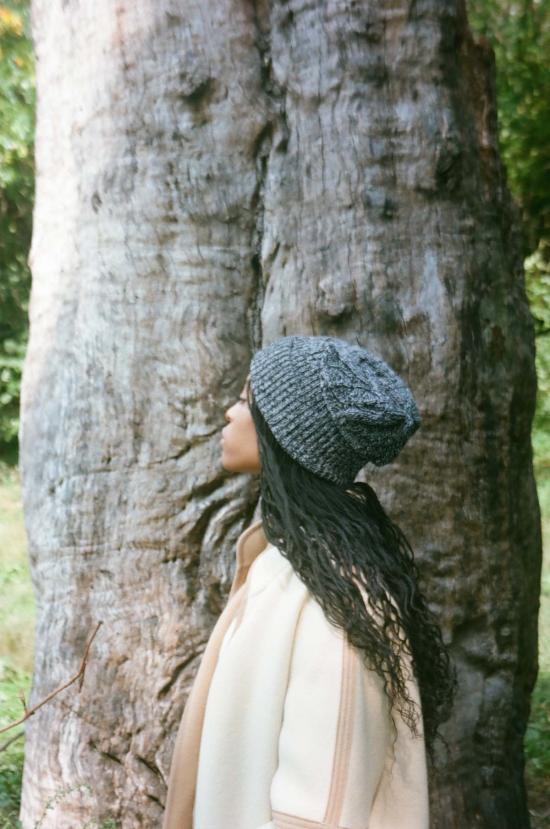  지지 니트웨어 모자 케이블 - GIGI KNITWEAR