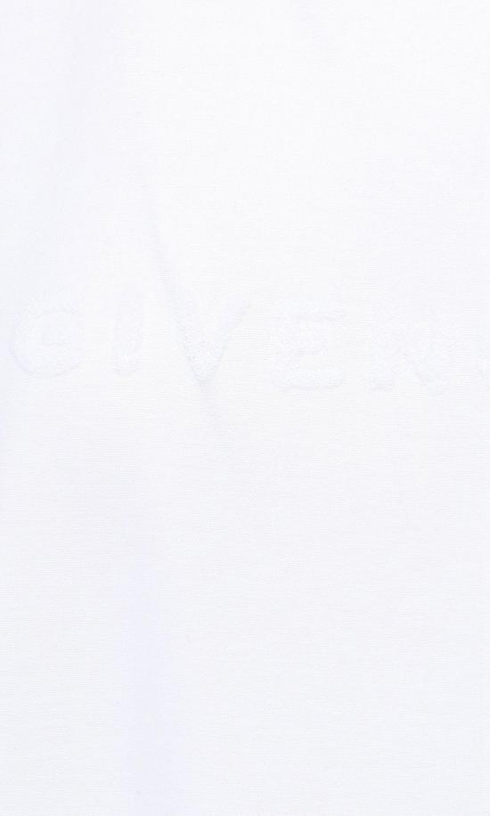  지방시 반팔 티셔츠 로고 티셔츠 화이트 - GIVENCHY