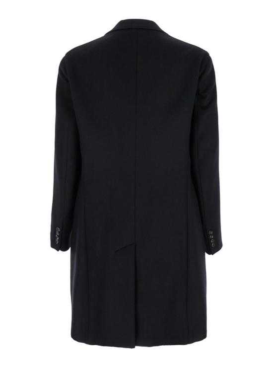  엠포리오 아르마니 코트 싱글 브레스트  블랙 - EMPORIO ARMANI