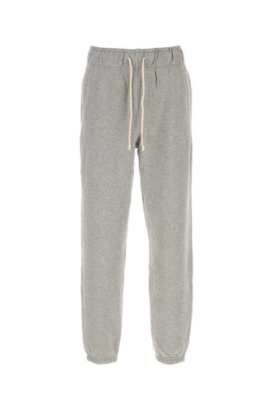  뉴발란스 트레이닝/조거 팬츠 멜란지 그레이 코튼 블렌드 조거 팬츠 (애슬레틱 그레이)
