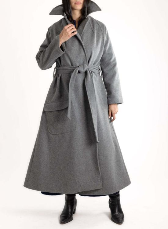  메그 트렌치 코트 노비오 코트 그레이 - MEG
