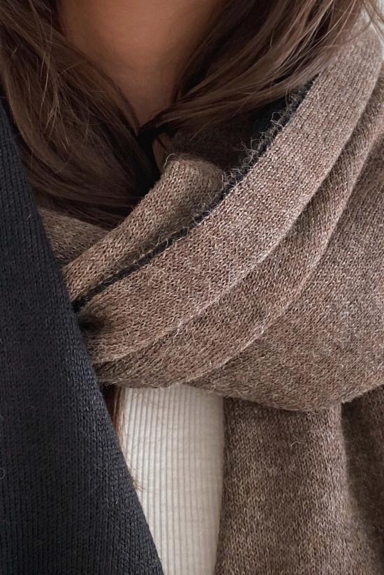  Antidote 머플러/스카프 안티도트 A1 자카드 스카프 모카/블랙 - OTHER BRANDS