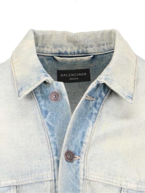  발렌시아가 데님 자켓 오버사이즈 재킷 라이트 블루 - BALENCIAGA