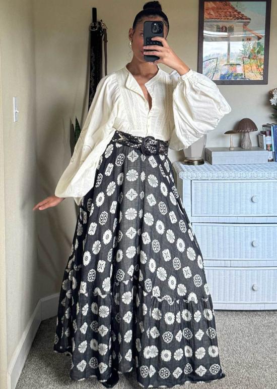  에이스 앤 지그 롱 스커트 프라이데이 스커트 바블 - ACE & JIG