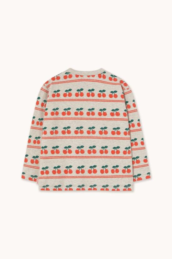  [키즈] 타이니코튼 티셔츠 키즈 체리 패턴 골지 티셔츠 - TINYCOTTONS