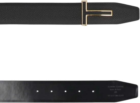  톰포드 가죽 벨트 톰 포드 그레인 가죽  블랙 - TOMFORD