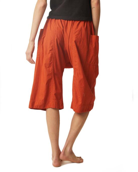  론 크롭 팬츠 Lwn Ory Pant Flame Shadow Stripe - LWN
