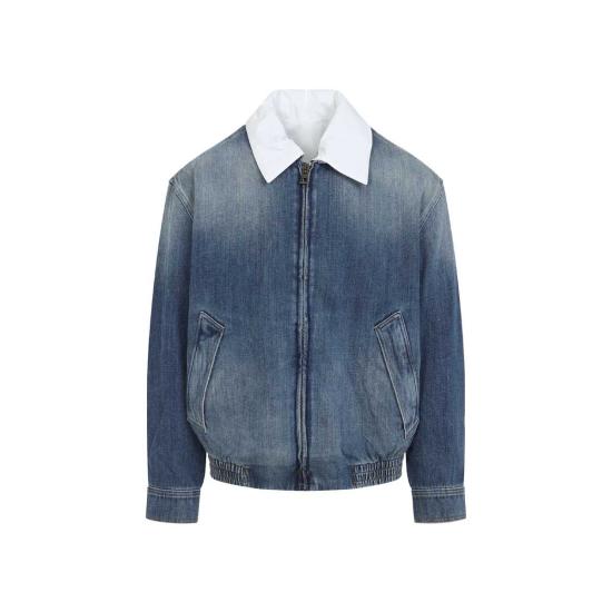  로에베 데님 자켓 지퍼업 재킷 블루 - LOEWE