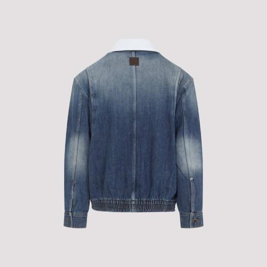  로에베 데님 자켓 지퍼업 재킷 블루 - LOEWE
