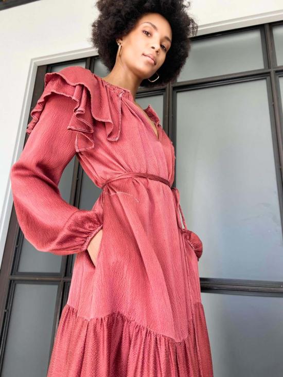  예세이트 롱 원피스 예사엣 살로메 실키 드레스 - YESAET