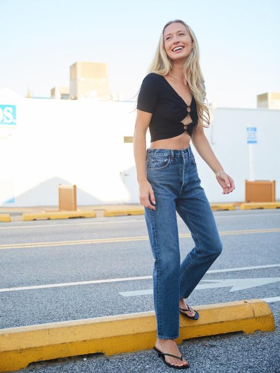  에이골디 데님 팬츠 아골드 90년대 핀치 웨이스트 하이라이즈 진 포트레이트