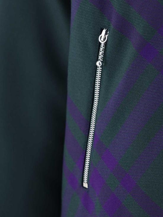  버버리 봄버 자켓 봄버 재킷 딥 로얄 Ip 체크 - BURBERRY