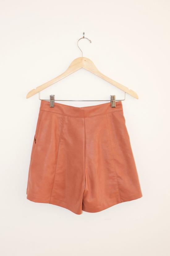  넘버 식스 숏팬츠 6번 아니카 플리츠 숏 로즈 - NO.6