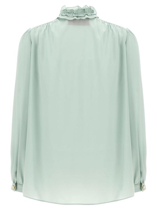  발렌티노 가라바니 블라우스 Valentino Garavani Lavallire 셔츠 그린 - VALENTINO GARAVANI