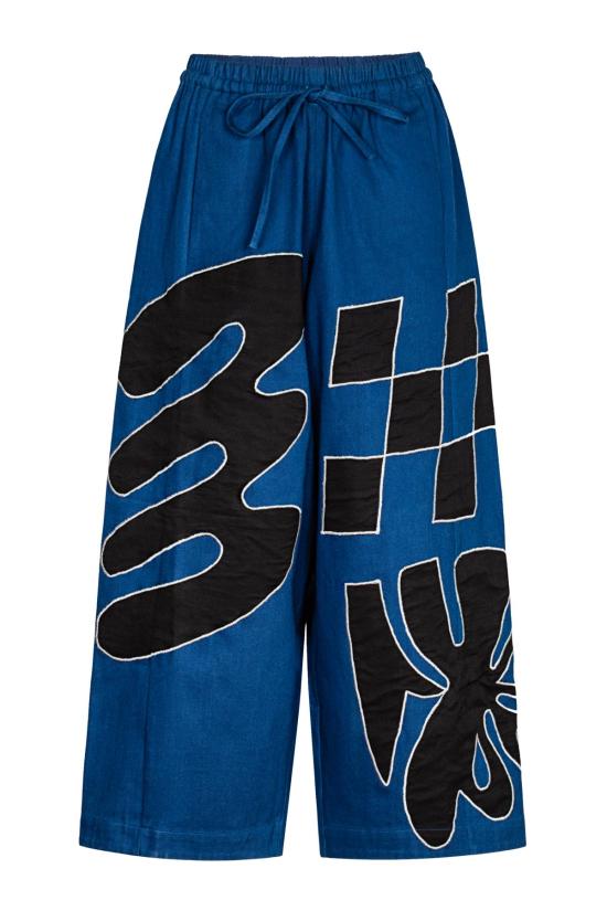  Untitled in Motion 스트레이트 팬츠 Untitled In Motion 야미나  오르곤 아플리케