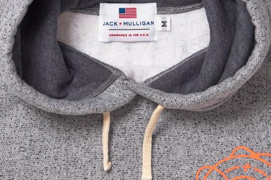  JACK + MULLIGAN 긴팔 티셔츠 잭앤멀리건 다크 앤 스토미 후디 그레이 - OTHER BRANDS