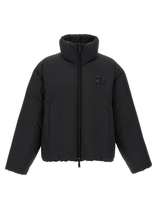  디스퀘어드2 패딩 Dsquared2 볼 나일론  다운 재킷 블랙