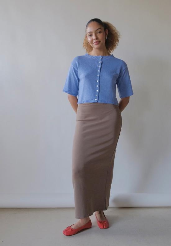  길 롱 스커트 젤 줄스 스커트 - GEEL