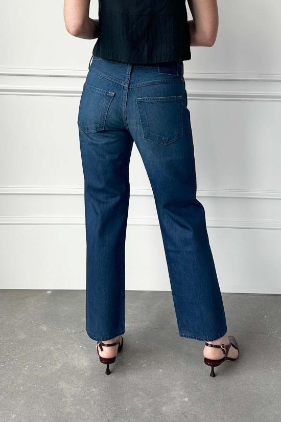  아모 데님 데님 팬츠 리비 미드라이즈 슬림 진 - AMO DENIM
