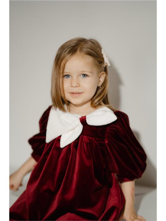  [키즈] Piper&Cloth 원피스 파이퍼앤클로스 로즈무어 드레스 윈터베리 레드 - PIPER&CLOTH