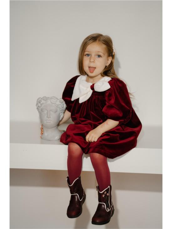  [키즈] Piper&Cloth 원피스 파이퍼앤클로스 로즈무어 드레스 윈터베리 레드 - PIPER&CLOTH