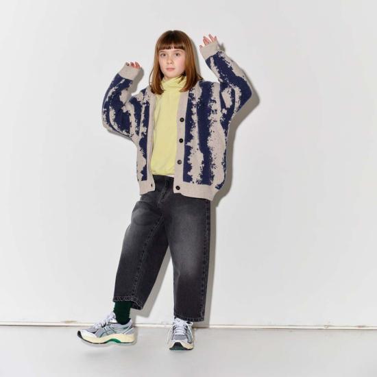  [키즈] Main Story 진 키즈 메인 스토리 헐렁한 청바지 워시드 블랙 - OTHER BRANDS