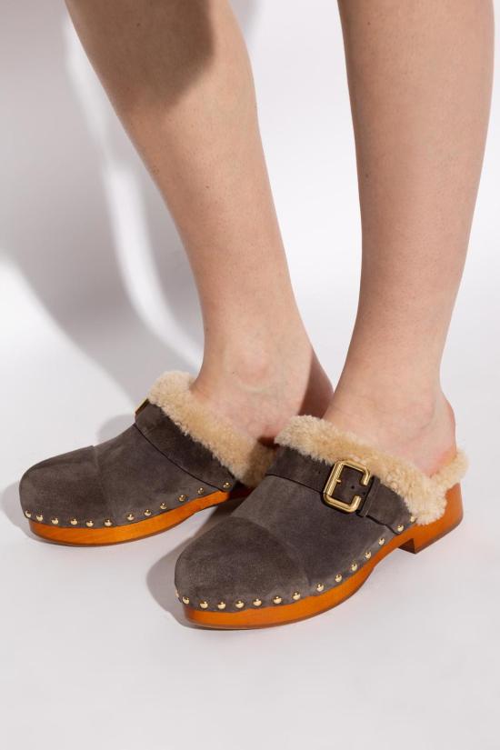  끌로에 뮬/슬리퍼 클로 클로그 지넷 브라운 - CHLOE