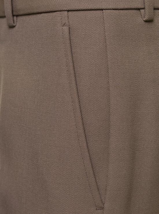  구찌 크롭 팬츠 베이지 텍스처드 개버딘  (베이지) - GUCCI