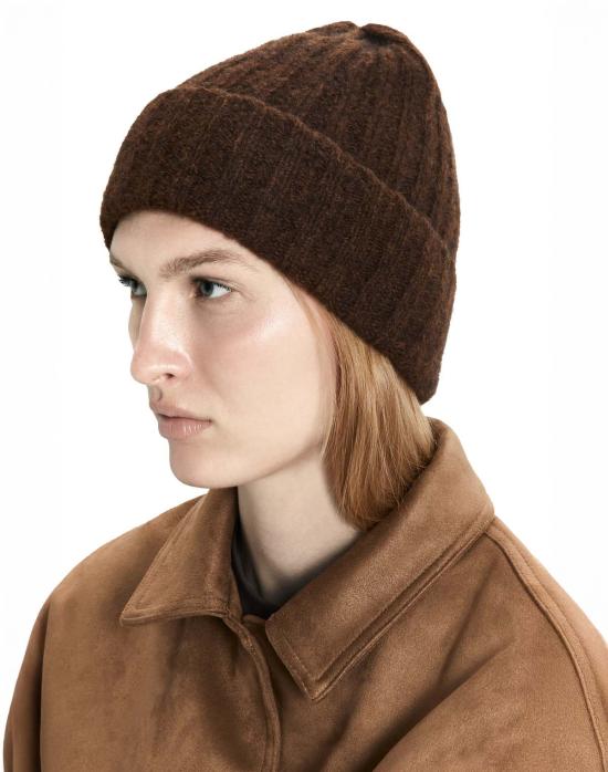  Hyer Goods 모자 하이어 굿즈 알파카 청키 울 립 비니 - OTHER BRANDS