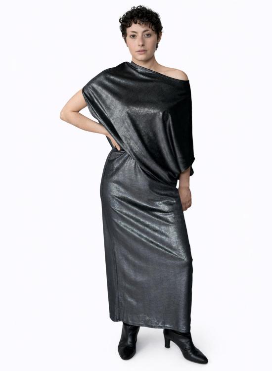  Meg Movement 롱 원피스 메그 무브먼트 블루의 가운