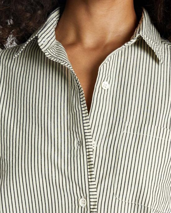  LWN 셔츠 Lwn Sami 셔츠 내추럴 펜슬 스트라이프 - LWN