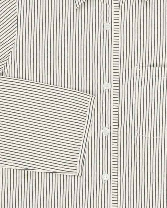  LWN 셔츠 Lwn Sami 셔츠 내추럴 펜슬 스트라이프 - LWN