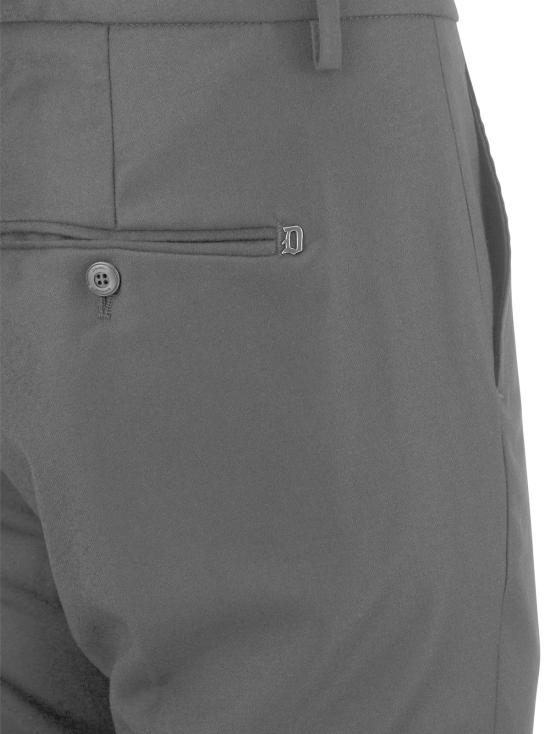  돈답 스트레이트 팬츠 Dondup Gaubert 슬림핏 팬츠 Nero - DONDUP