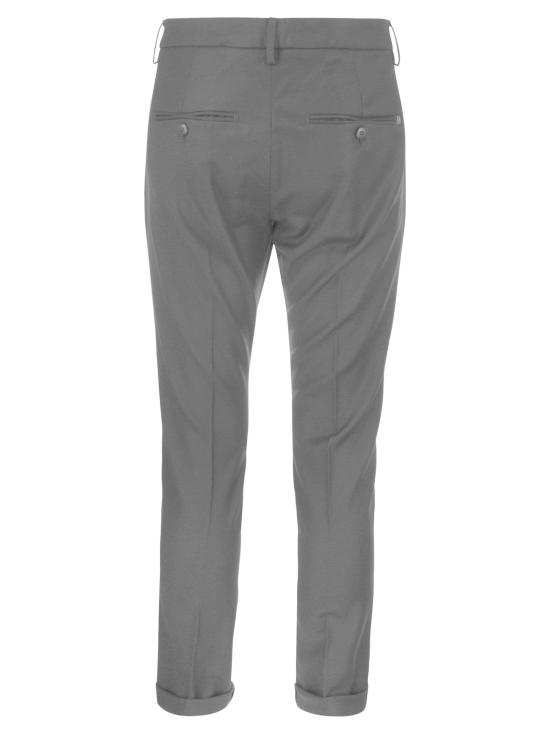  돈답 스트레이트 팬츠 Dondup Gaubert 슬림핏 팬츠 Nero - DONDUP